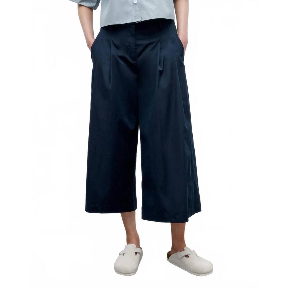 NEW TWP cropped didi pleated pants in midnight